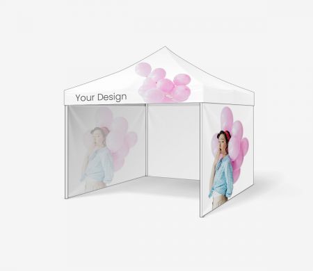 Namiot reklamowy 3x4,5m z dachem i ściankami - Drukarnia