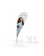 Flagi reklamowe z masztem Classic Drop XL - Drukarnia